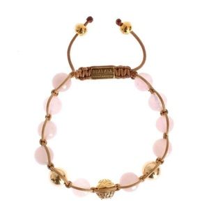 Nialaya rose quartz bracelet